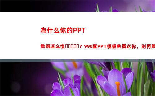 為什么你的PPT做得這么慢？990套PPT模板免費送你，別再做丑PPT了(因為你愛這片土地愛的深沉)插圖11